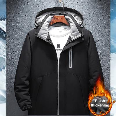 China Winter Men's Usb Waterproof Heated Jacket Long Smart Filling 8 Zone Thermal Warm Heating Heated Jacket for sale