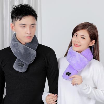 China People with USB neck massage electronics men's and women's winter multi-functional heating scarf plush heads waisted warm passionate scarf for sale