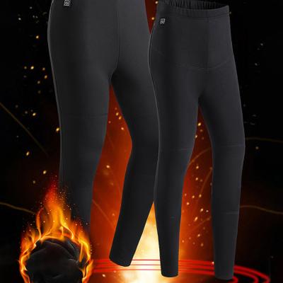 China Winter Carbon Fiber Men's Women's Unisex Electric Usb Passionate Thermal Pants Warm Smart Cotton Pants for sale