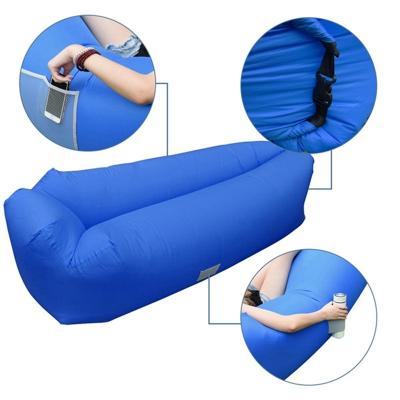 China New Design Inflatable Sofa Inflatable Air Sofa Lazy Bag With Pillow Headrest for sale