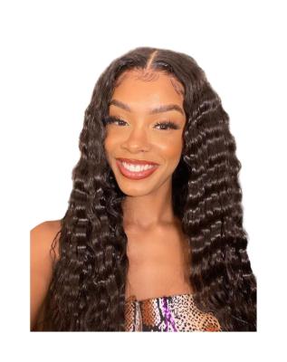 China Body Wave Transparent Hd Lace Frontal Wig,13X4 Lace Front Human Hair Wigs With Baby Hair, Deep Wave Hd Lace Front Wigs For Black Women for sale