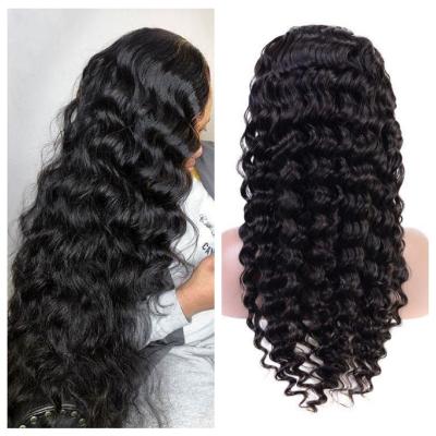 China Body Wave perruque tresse africaine avec french lace frontal with deep wave 13x4 hd full lace front brazilian human hair wigs for sale