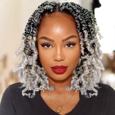 China Synthetic Crochet Braids Hair Extensions 8 Packs Passion Twist Hair Water Wave Synthetic braids for Passion Twist Crochet Braiding Hair Spring Twist Hairstyles for sale