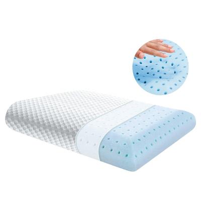 China Amazon Foam Pillow Rebound Spine Pillow Anti-Static Slow Hydrogel Bread Cervical Breathable Pillow Aerated Gel Memory for sale