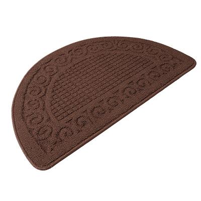 China Washable Hall Semicircular Home Entrance Rug Door Mat Door Mat Entrance Floor Wear-resistant Non-slip Mats for sale