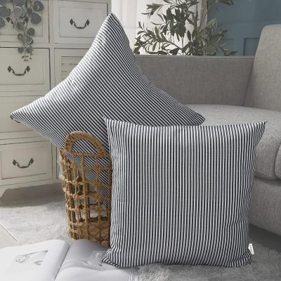 China American Lattice Cushion Cover Anti Dust Mite Living Room Sofa Pillowcase Bedside Pillow Large Without Core Office Waist Back Cushion for sale