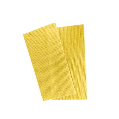 China Bee Farm Most Popular Base Covers Beeswax Sheet Comb Plastic Base Natural Beeswax Leaves For Bees for sale