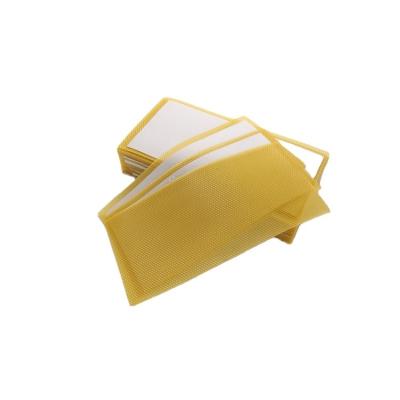 China Bee Farm Beekeeping Tools Beekeeping Tools Grade Food Grade Beeswax Comb Base Premium Pure Yellow Leaf Of Bee Frames for sale