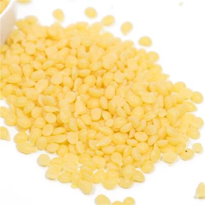 China Wholesale High Quality Natural Organic Cosmetic Beeswax Candles Cosmetic Grade Yellow/White Bees Wax Pellets For Candle Making for sale