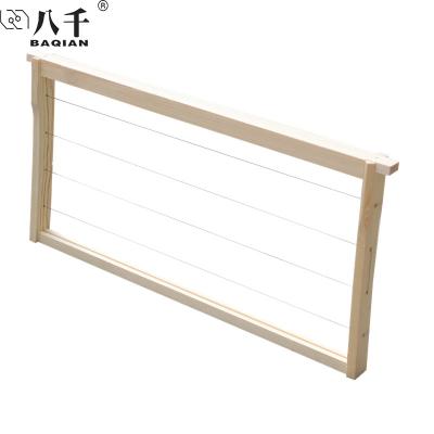 China Frame of Honey Flowing Wholesale Bee Wooden with Stainless Steel Wire Hive Equipment for sale