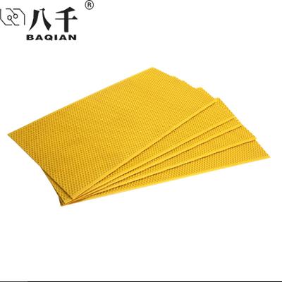 China Wholesale Custom Yellow Plastic Sheet Beekeeping Bee Farm Foundation Base Plastic Sheet for sale