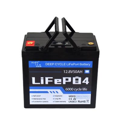 China Golf Carts 12v 50ah Lifepo4 Lithium Ion Battery For Solar System Home Energy Storage System for sale