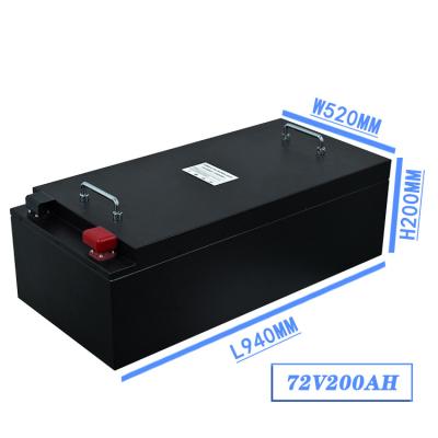 China Electric Bicycles/Scooters 72v200ah Lifepo4 Battery Pack 200ah CE Lithium Ion Phosphate for sale