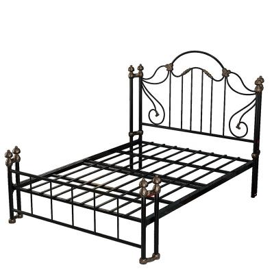 China European Classic Princess Bed Single Double European Retro Style Bed Metal Kids Beds for sale