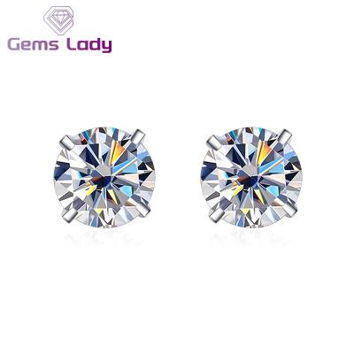 China CLASSIC LADY Luxury Style GEMS Stud Earrings With Geometric Shape For New Female Trend Wedding Party Fashion Jewelry Birthday Gifts 2023 for sale