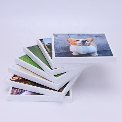 China New Design Fashion Restickable Photo Black Square Picture Frames With Great Price for sale