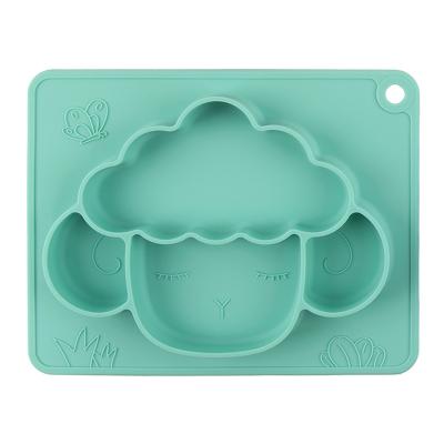 China Amazon Hot Selling Heat Resistant Silicone Suction Cup Dish Heat Resistant Baby For Kids for sale