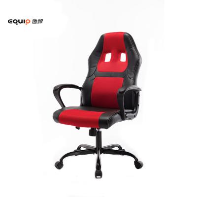 China Rotating Chair Gamer Desk (Height) Adjustable PU Leather Stacking Chair Gaming Chair With Fixed Armrest for sale