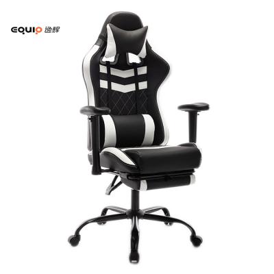 China (Size) 22Kg Adjustable PU Leather Black White Ergonomic Game In Cheap Office Chair Gaming Chair for sale