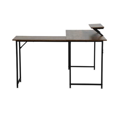 China Extendable L Shape Computer Desk Home Office Corner Table With Desk Leg For Sale for sale