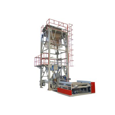 China Film Hdpe Ldpe Plastic Film Extruder Machine Pe Po Film Blowing Machine Plastic Bag Making Machine Production Line for sale