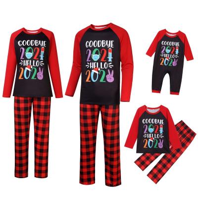 China Good Quality Family New Year Christmas Pajamas Breathable Sleepwear With Factory Price for sale