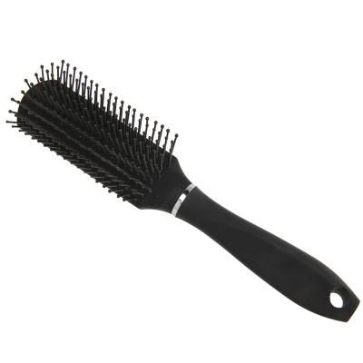 China Hair detangling 1pcs black rectangle comb for women and girls for detangling thick or thin hair salon quality no damage and ouchless for sale