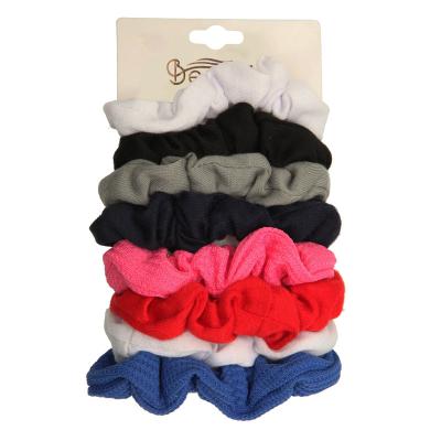 China Hot Sale Hair Scrunchie 8 PC Pack Velvet Hair Ties Colorful Hair Ties Ropes Scrunchie For Hair Decoration And Ponytail Holding For Women Or Girls for sale