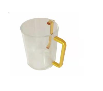 China Tow Handles Popular forJewish Rituals Room Lucite Acrylic Wash Mug with 2 Handle for sale