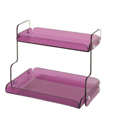 China Single Tabletop Skin Care Products Stored Set Acrylic Shelf Cosmetics Home Storage Box for sale