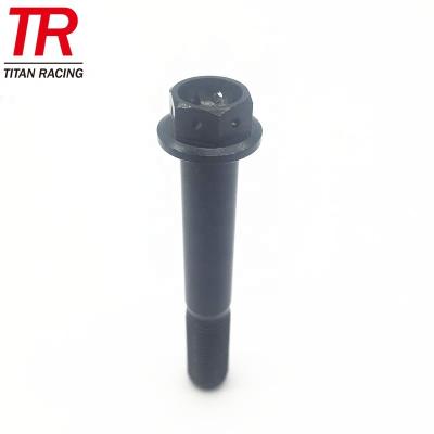 China DIN 933 / ASME B18.2 Titanium Motorcycle Hex Flanged Head Bolt Motorcycle 100 PCS Top High OEM Customized Service Supplied Polished 2 Mm for sale