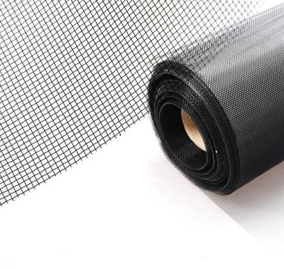 China Plain Cheap Black Weane Stainless Steel Anti-mosquito Plain Weave Window Screen Mesh for sale