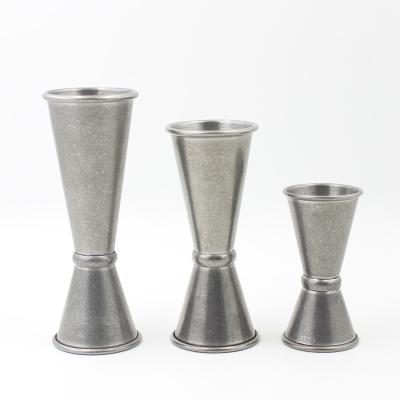 China Sustainable Bar Tools Jigger 30/60ml Double Side Stainless Steel Cocktail Jigger Bar Accessories With Gauge Wholesale for sale