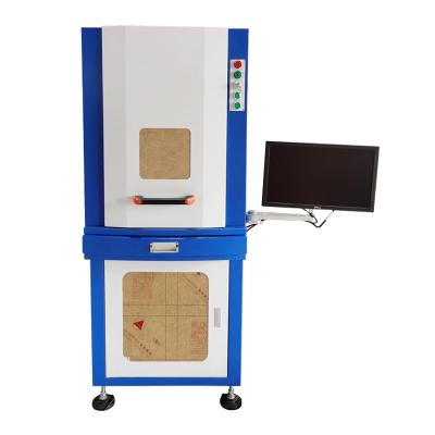 China Laser Marking 3d Laser Engraving Machine Pet Bottle Under Crystal Surface Laser Marking UV Enclosed Laser Marking Machine for sale