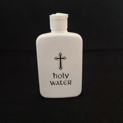 China FRAGRANCE 4oz Religious Holy Water Bottle 120ML Holy Water Bottle Cross Plastic Wholesale Hot Stamping LOGO for sale