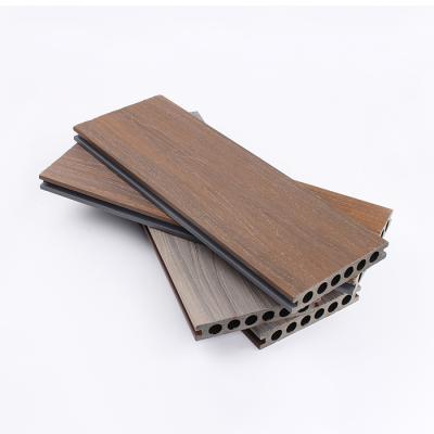 China Waterproof Construction Flooring Type WPC Technics Coextrusion Waterproof Composite Decking for sale