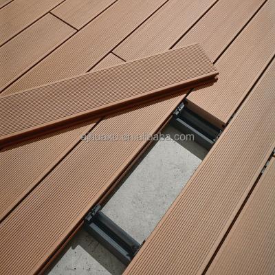 China Waterproof 17929 WPC UV Resistant Beach Wood Plastic Lumber for sale