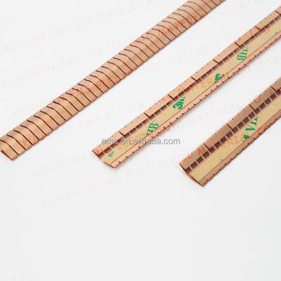 China Armature And C17200 Conductivity High Precision EMI Shielding Clips Beryllium Copper Tape Fingerstock for sale