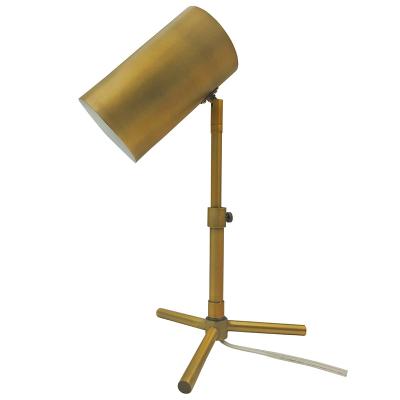 China Traditional Focus Lighting Brass Finish Desk Lamp Hot Sale On Line E26 / E27 Bulb for sale