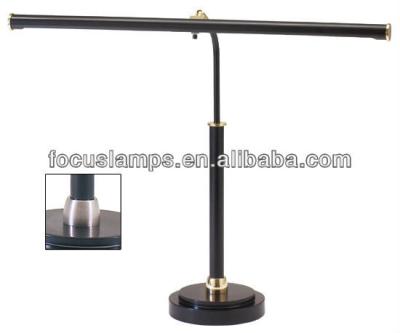 China Contemporary Focus Lighting Modern Design LED Piano Table Lamp Black/Gold Is Popular And Export To America for sale