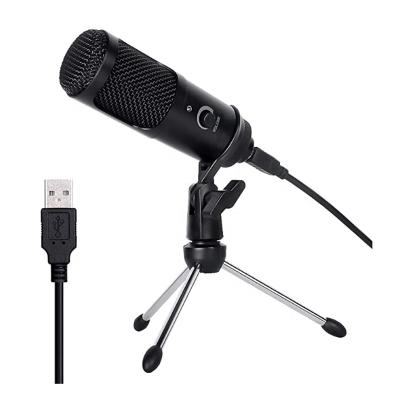 China Perfect USB Condenser Microphone Noise Flowing Microphone Professional Studio Podcast Cardioid Microphone For Skype YouTube Game Recording for sale