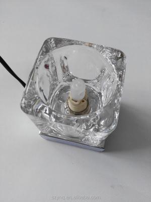 China 4 Stage Touch Dimmer Warm Glass Icicle Table Lamp for sale