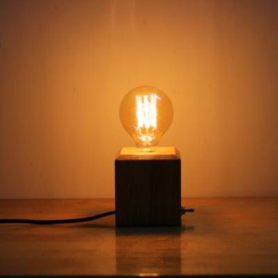 China Modern hot sale edison wood table lamp for sale