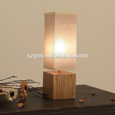 China Traditional wood led desk lamp with factory price for sale