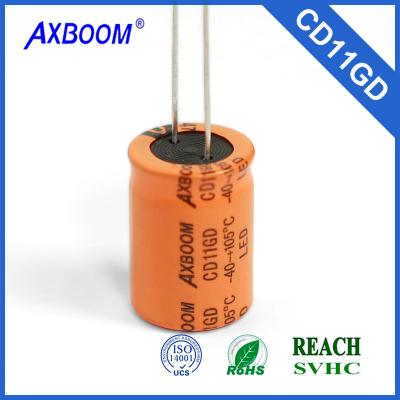 China Ignition CD11GD 160V 6.8uf 6.3*12mm Aluminum Electrolytic Capacitors for sale