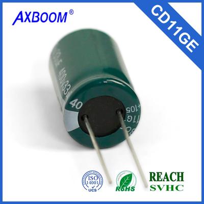 China Ignition CD11GE 200V 2.2uf 8*12mm Aluminum Electrolytic Capacitors for sale