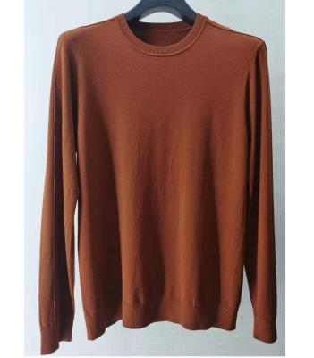 China OEM custom anti-pilling color&logo accepted knitted pullover men garment dye sweaters for sale