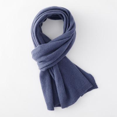 China new product 100%Cashmere unique custom winter 100%cashmere singlet knitted scarf men/women for sale