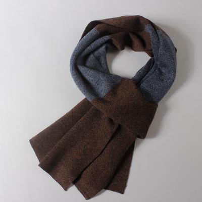 China Wool Blended Exquisite Workmanship Cost Effective Wool Blended Custom Knitted Winter Scarf Men for sale