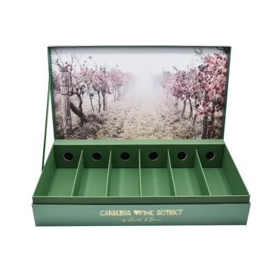 China Luxury Wine Bottle Presentation Case Gift Box Magnetic Closure Custom Logo Accepted for sale